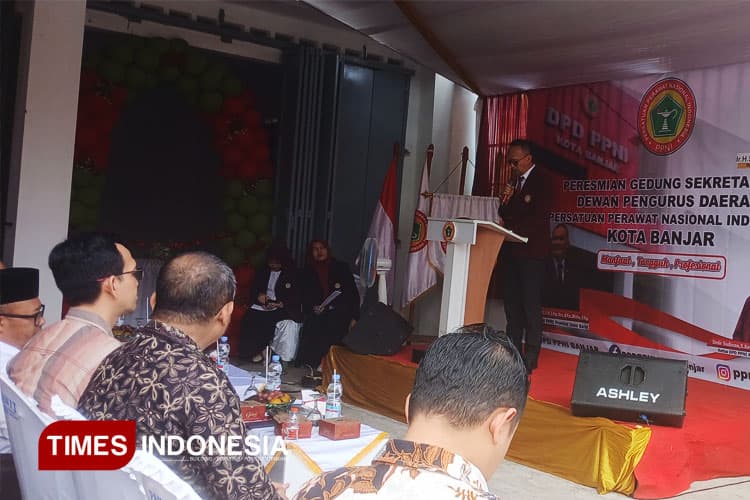 Resmikan Gedung Sekretariat DPD PPNI, ini Harapan Wakil Wali Kota Banjar
