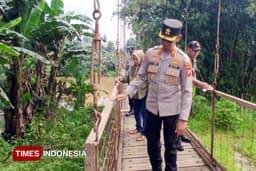 Polres Banjar dan Pemkot Renovasi Jembatan Pentasan, Ditarget Rampung Dua Pekan
