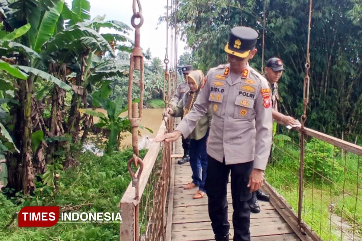 Polres Banjar dan Pemkot Renovasi Jembatan Pentasan, Ditarget Rampung Dua Pekan